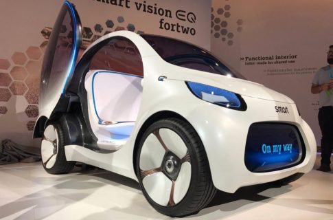 Электромобиль будущего Smart Vision EQ ForTwo полностью рассекречен (фото)