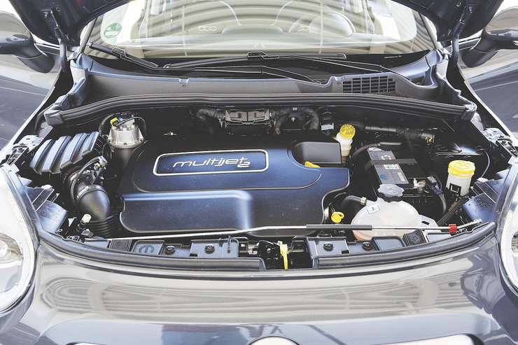 Мощность 2 литрового двигателя Fiat 500X составляет 140 Л.с.