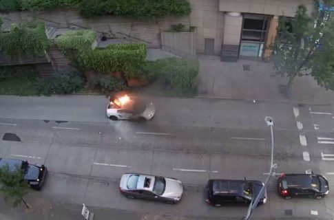 Lamborghini Gallardo сгорел до хрустящей корочки в Сиэтле — видео