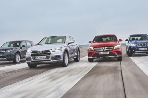 Сравнение кроссоверов 2017 года: Audi Q5 против BMW X3, Land Rover Discovery Sport и Mercedes GLC