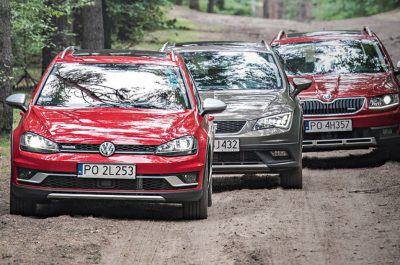 Сравнительный тест драйв универсалов 4x4: Seat Leon X-Perience, Skoda Octavia Scout и Volkswagen Golf Alltrack 6
