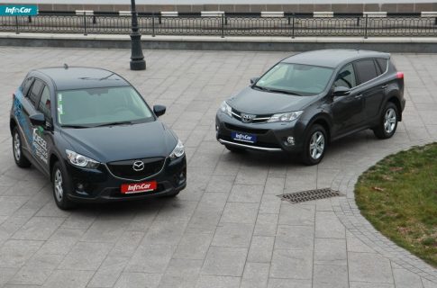 Тест драйв дизельных Toyota RAV4 и Mazda CX-5