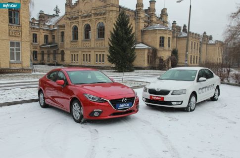 Тест-драйв Mazda 3 проти Skoda Octavia