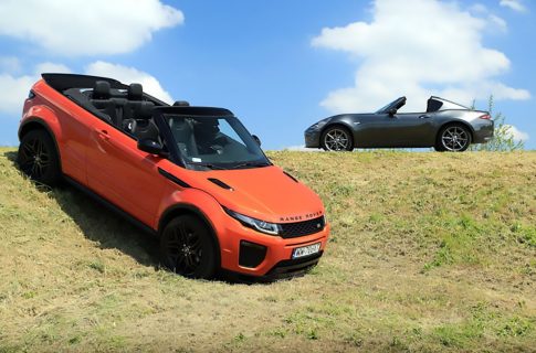 Тест-драйв Mazda MX-5 RF и Range Rover Evoque Convertible — кабриолеты не с этой планеты