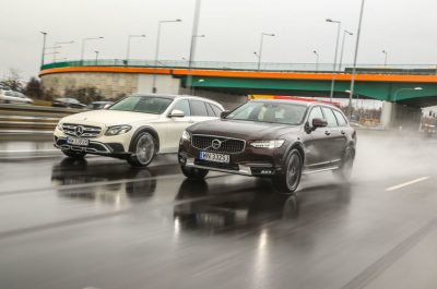 Тест драйв Volvo V90 Cross Country против Mercedes All-Terrain 10