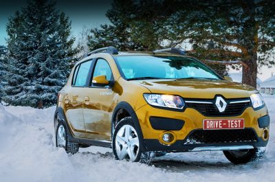 Зимовий тест драйв Renault Sandero Stepway 2015 10