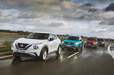 Nissan Juke против Volkswagen T-Cross, Hyundai Kona и Jeep Renegade 8