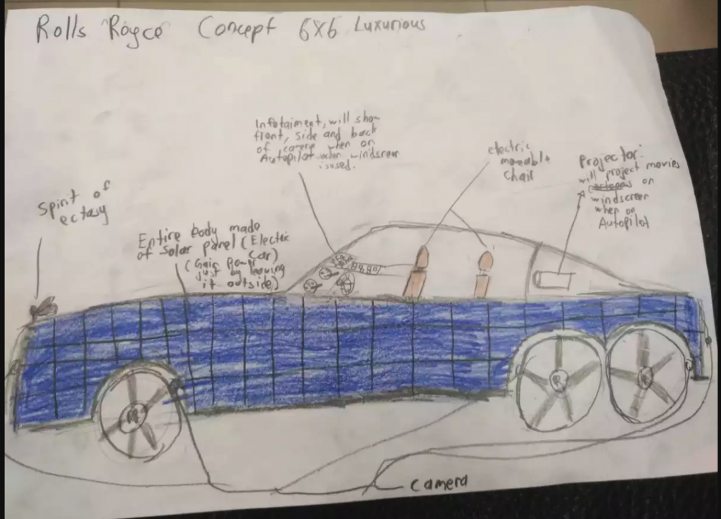 Rolls-Royce приглашает детей создать дизайн нового автомобиля 1